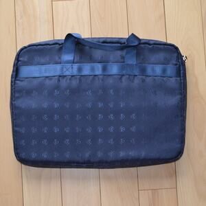 Brooks Brothers Laptop Case Blue Logo Pattern